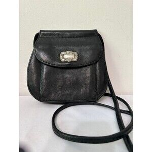 FOSSIL LEATHER CROSSBODY black